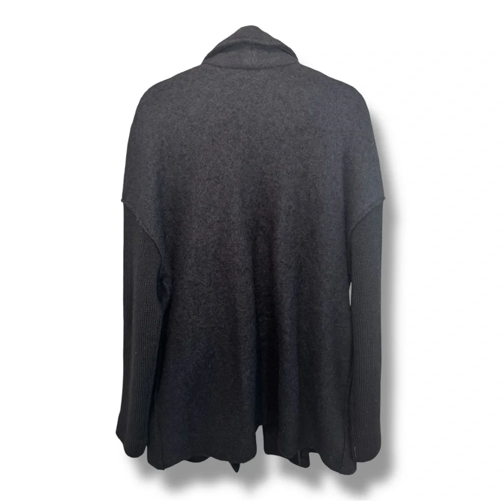 Cynthia Rowley Open Front Wool Blend Cardigan – Size L - Picture 2 of 6